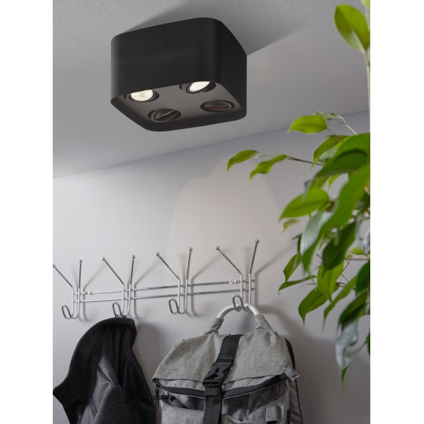 Eglo - LED RGBW regulowane punktowe oświetlenie 4xGU10/5W/230V ZigBee