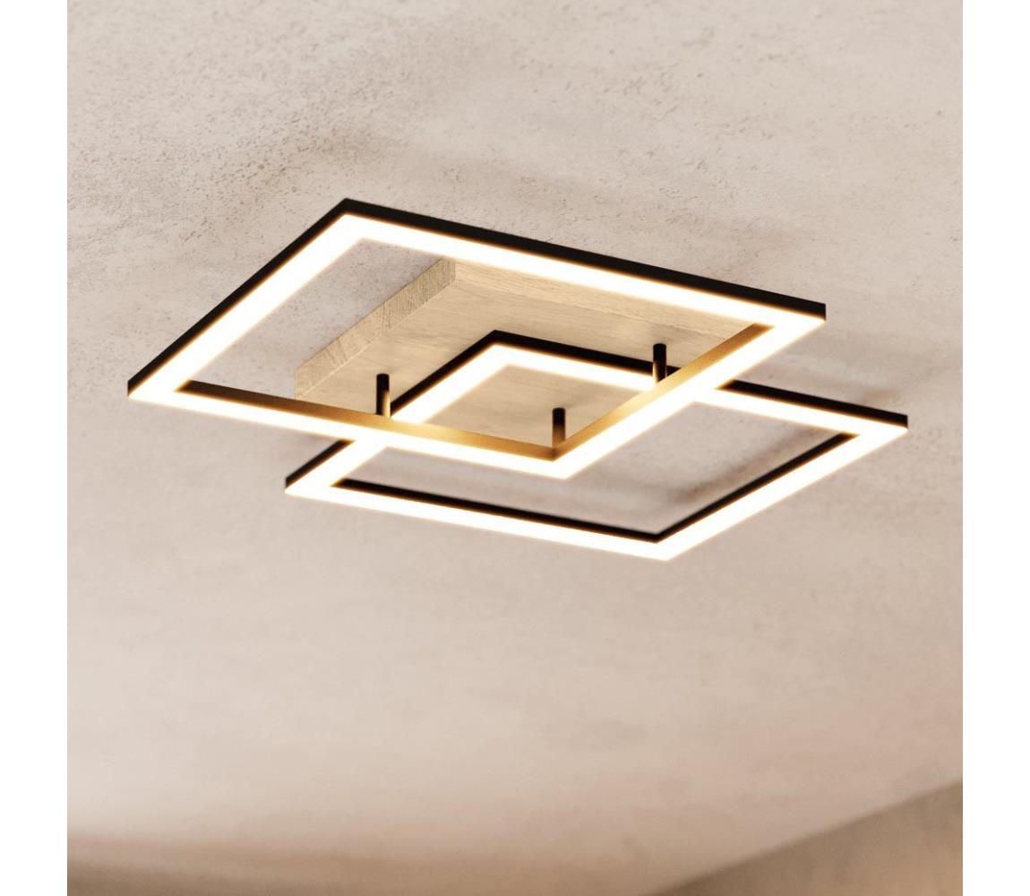 Eglo 99677 - LED Żyrandol natynkowy ściemnialny LOMALTAS 4xLED/16W/230V 2700-6500K