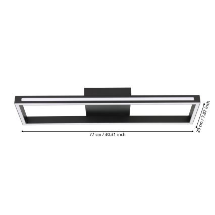 Eglo - LED Plafon ściemnialny LED/21W/230V 2700-6500K