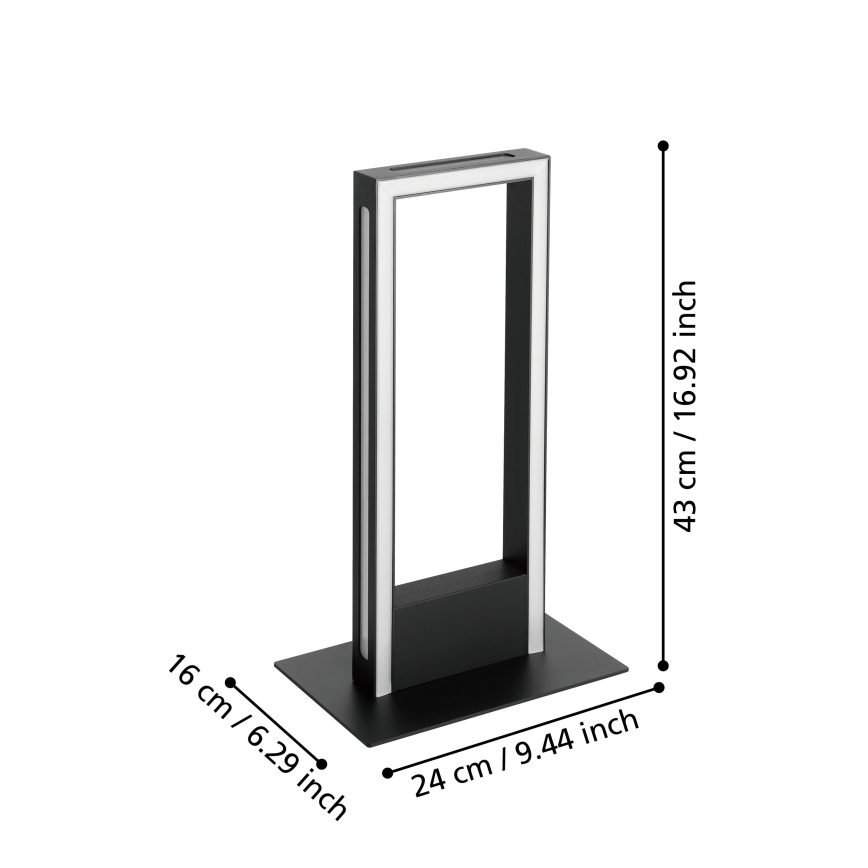 Eglo - LED Lampa stołowa ściemnialna LED/16W/230V 2700-6500K