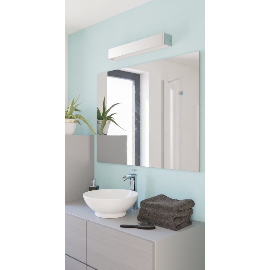 Eglo - LED Kinkiet łazienkowy LED/26,5W/230V 3000K IP44 matowy chrom