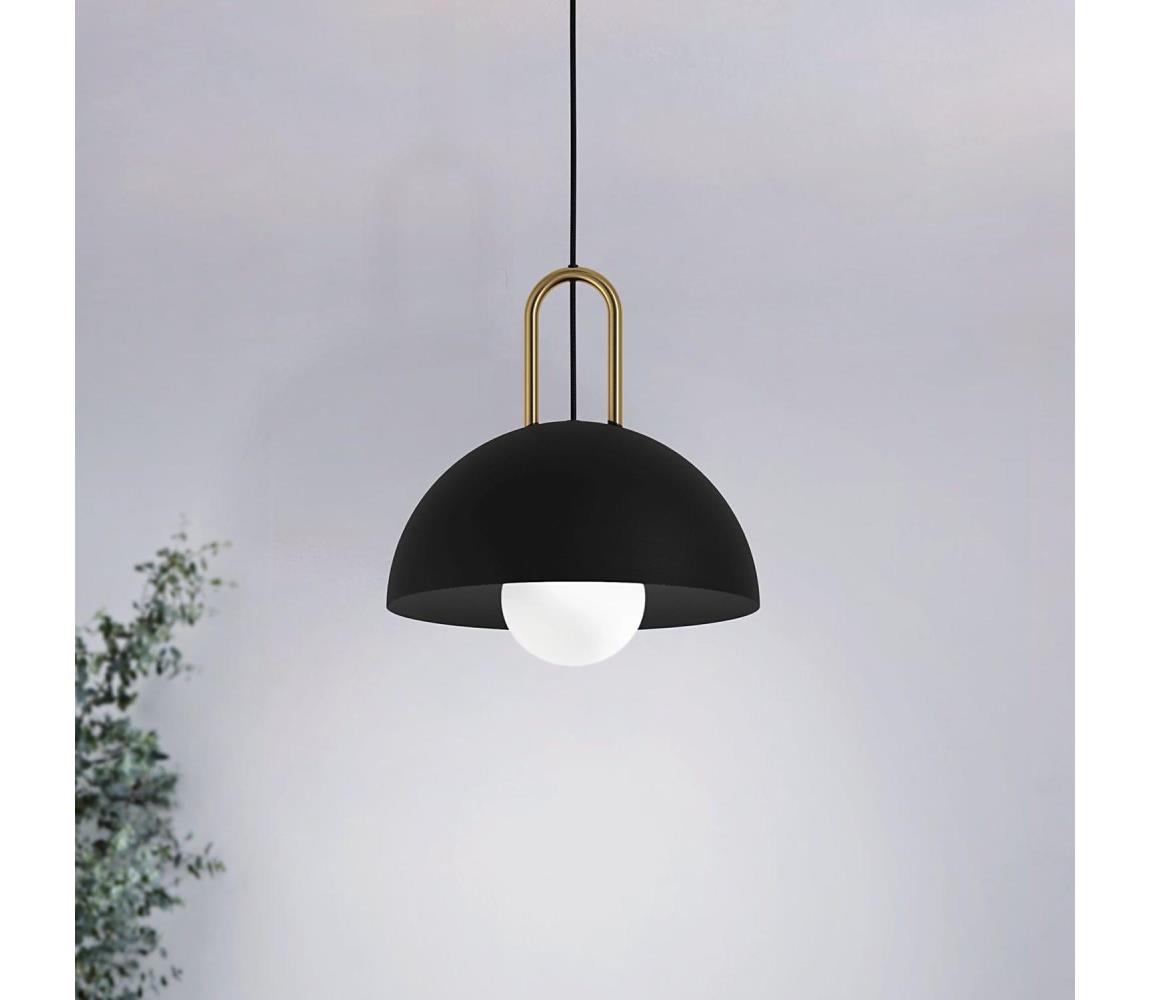 Eglo 99693 - Żyrandol na lince CALMANERA 1xE27/40W/230V czarny