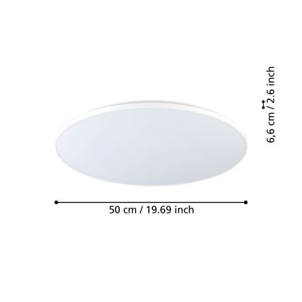 Eglo - LED Plafon LED/29W/230V śr. 50 cm