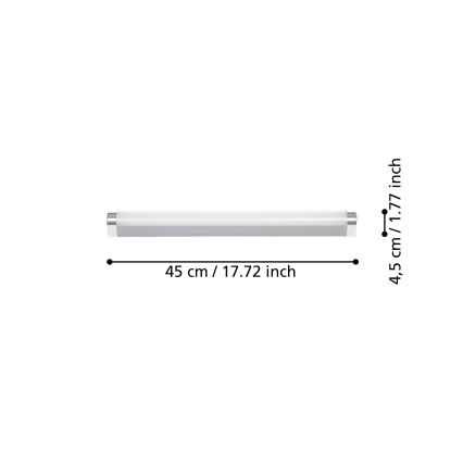 Eglo - LED Oświetlenie lustra łazienkowego LED/7,5W/230V IP44 45 cm
