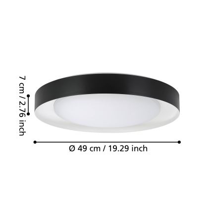 Eglo - LED Ścemniany plafon LED/24W/230V 3000-6500K+ pilot