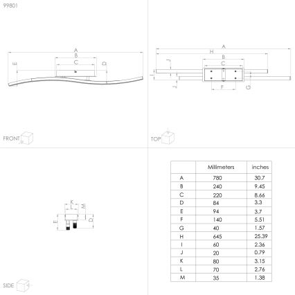 Eglo - LED Plafon LED/21,5W/230V