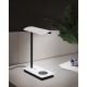 Eglo - LED Ściemniana dotykow alampa stołowa z bezprzewodowym ładowaniem LED/5,8W/230V biała