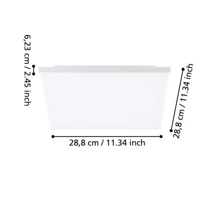 Eglo 99843 - Oprawa sufitowa TURCONA LED/10W/230V