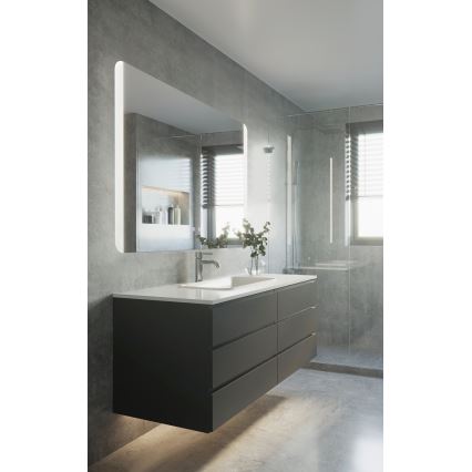 Eglo - LED Łazienkowe podgrzewane naścienne lustro z podświeceniem LED/24W/230V IP44