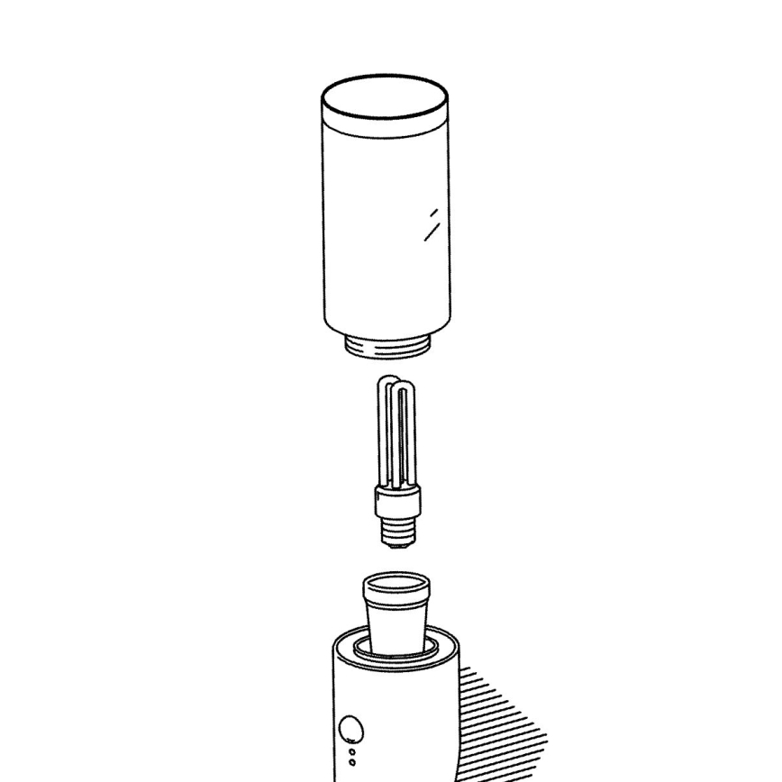 Eglo - Zapasowy klosz do zewnętrznej lampy HELSINKI o średnicy 7,5 cm