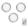Eglo - ADA 3x LED RGBW Regulowane oświetlenie sufitowe TINUS 4,8W/230V + pilot do zdalnego sterowania