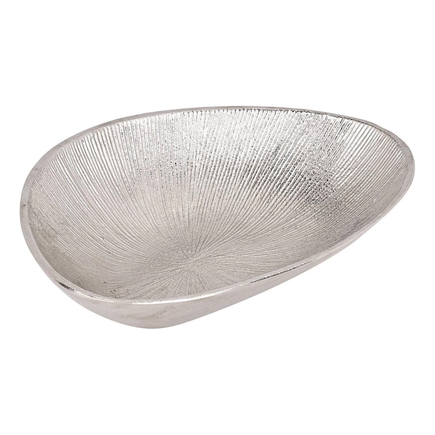 Eglo - Dekoracyjna taca 17,5x24,5 cm srebrny