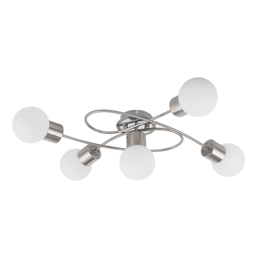 Eglo/Edi Light 54686 - LED Żyrandol natynkowy 5xE14/6W/230V matowy chrom
