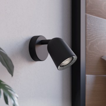 Eglo - Kinkiet punktowy 1xGU10/5W/230V czarny