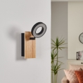 Eglo - Kinkiet punktowy LED/4,2W/230V czarny/brązowy