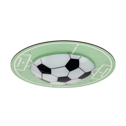 Eglo - Klosz zamienny do plafonu TABARA E27 śr. 25 cm Piłka nożna