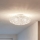 Eglo - Kryształowa lampa sufitowa 2xE27/60W/230V