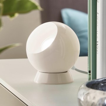 Eglo - Lampa LED stołowa/ścienna 1xGU10/2,8W/230V biała