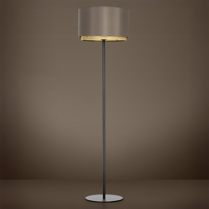 Eglo - Lampa podłogowa 1xE27/40W/230V brązowa