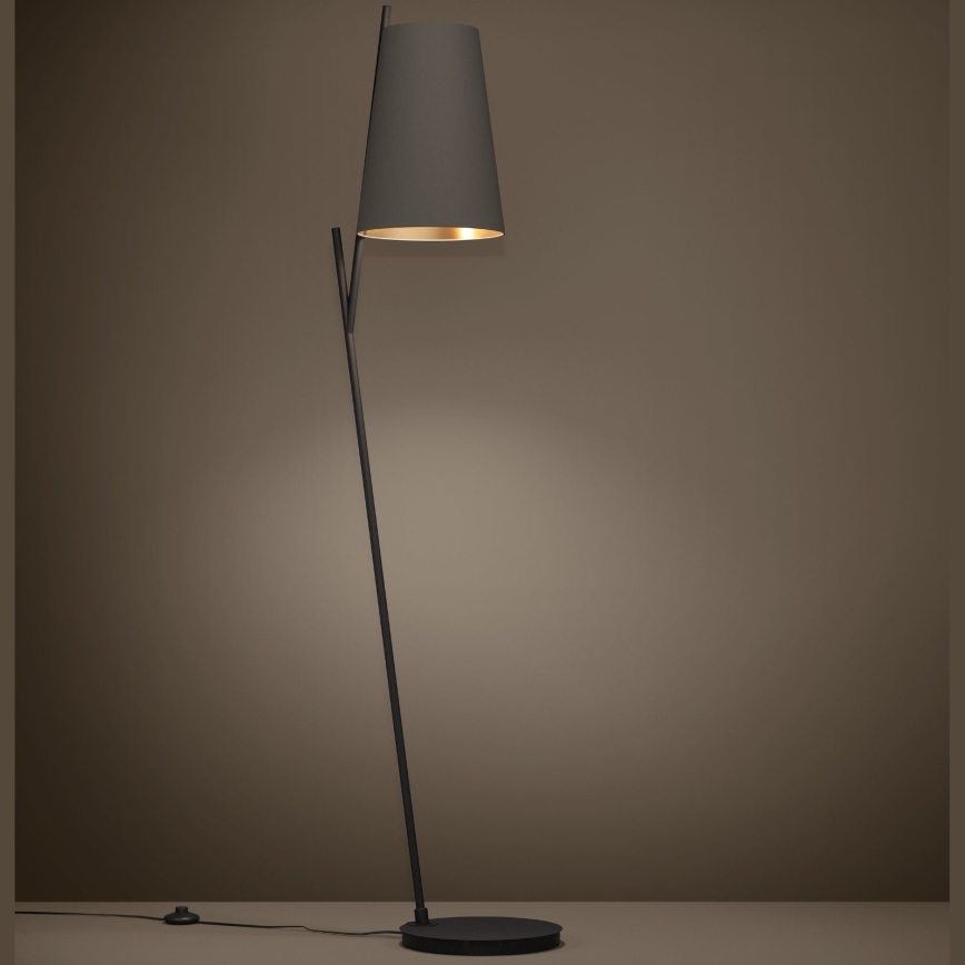 Eglo - Lampa podłogowa 1xE27/40W/230V brązowa