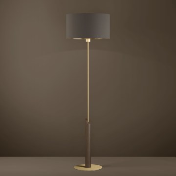 Eglo - Lampa podłogowa 1xE27/40W/230V brązowa/złota