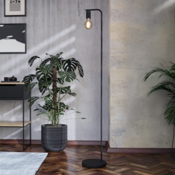 Eglo - Lampa podłogowa 1xE27/40W/230V czarna