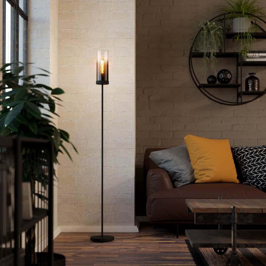 Eglo - Lampa podłogowa 1xE27/40W/230V czarna