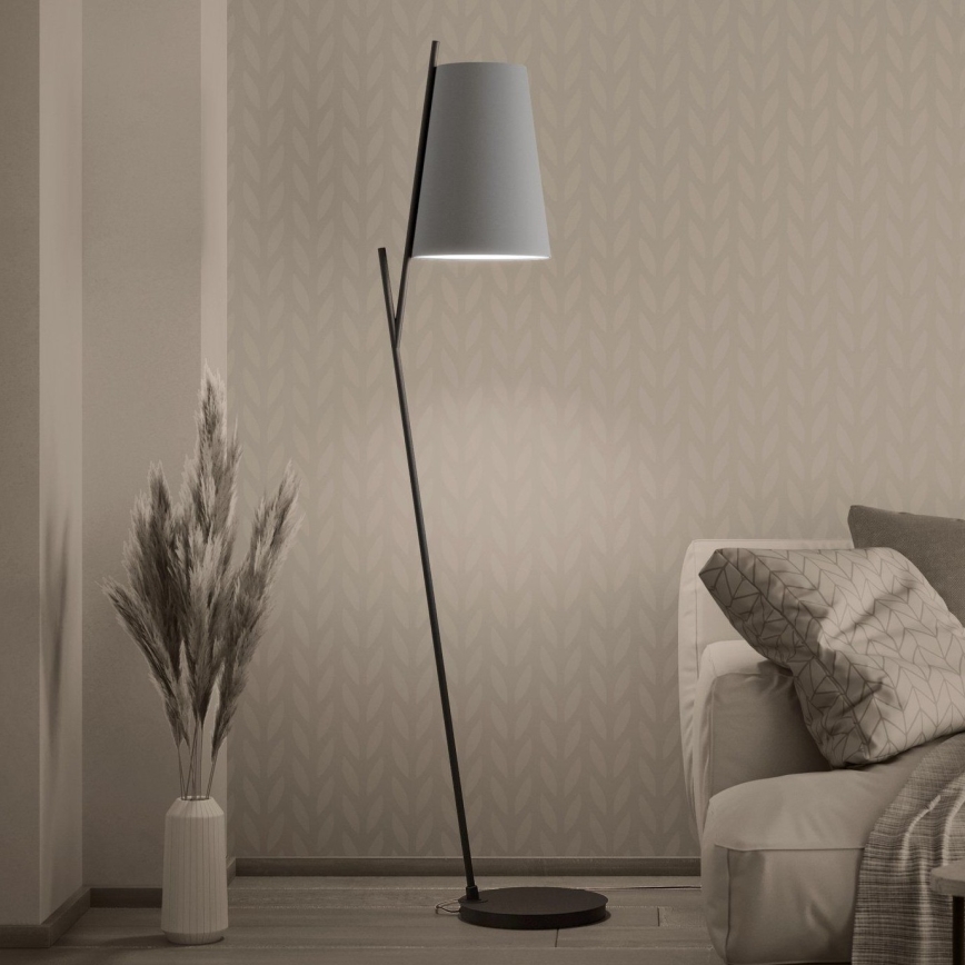 Eglo - Lampa podłogowa 1xE27/40W/230V szara