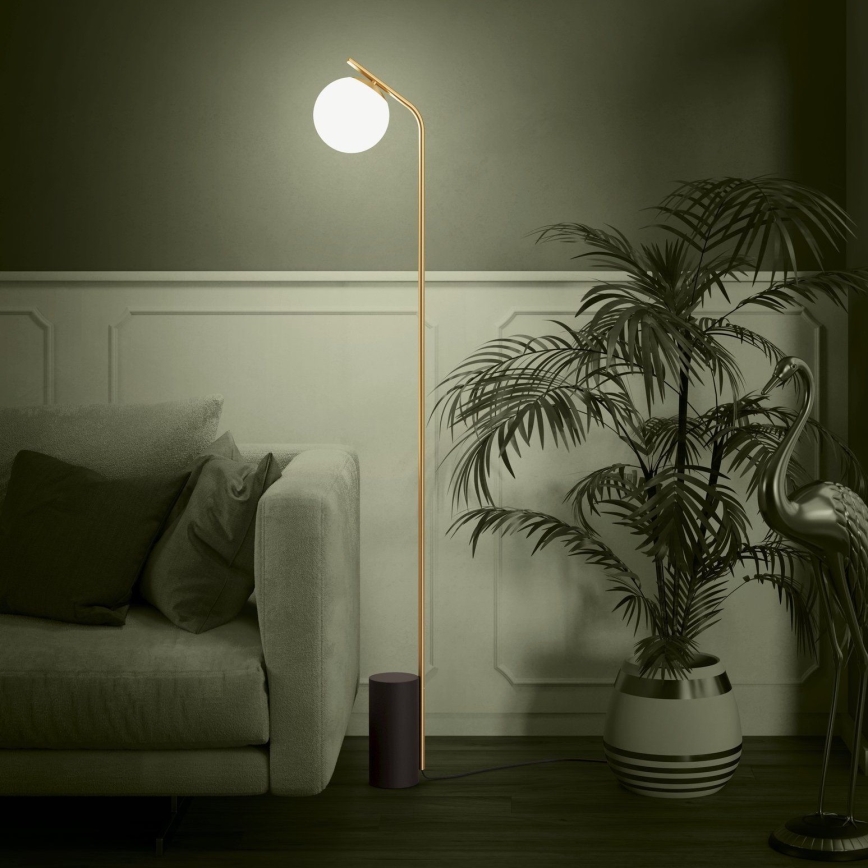 Eglo - Lampa podłogowa 1xE27/40W/230V złoty