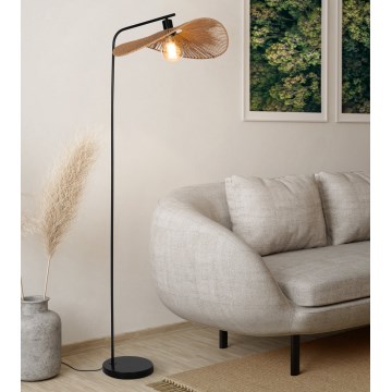 Eglo - Lampa podłogowa 1xE27/42W/230V brązowa/czarna