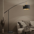 Eglo - Lampa podłogowa 3xE27/40W/230V czarny/złoty