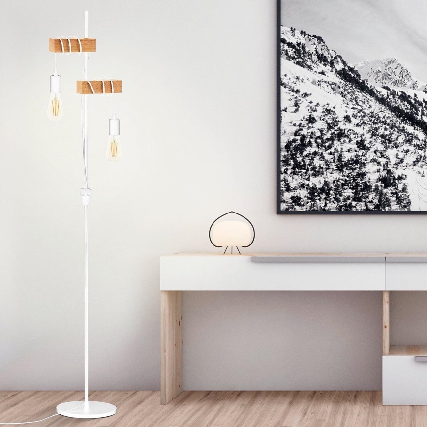 Eglo - Lampa podłogowa TOWNSHEND 2xE27/10W/230V