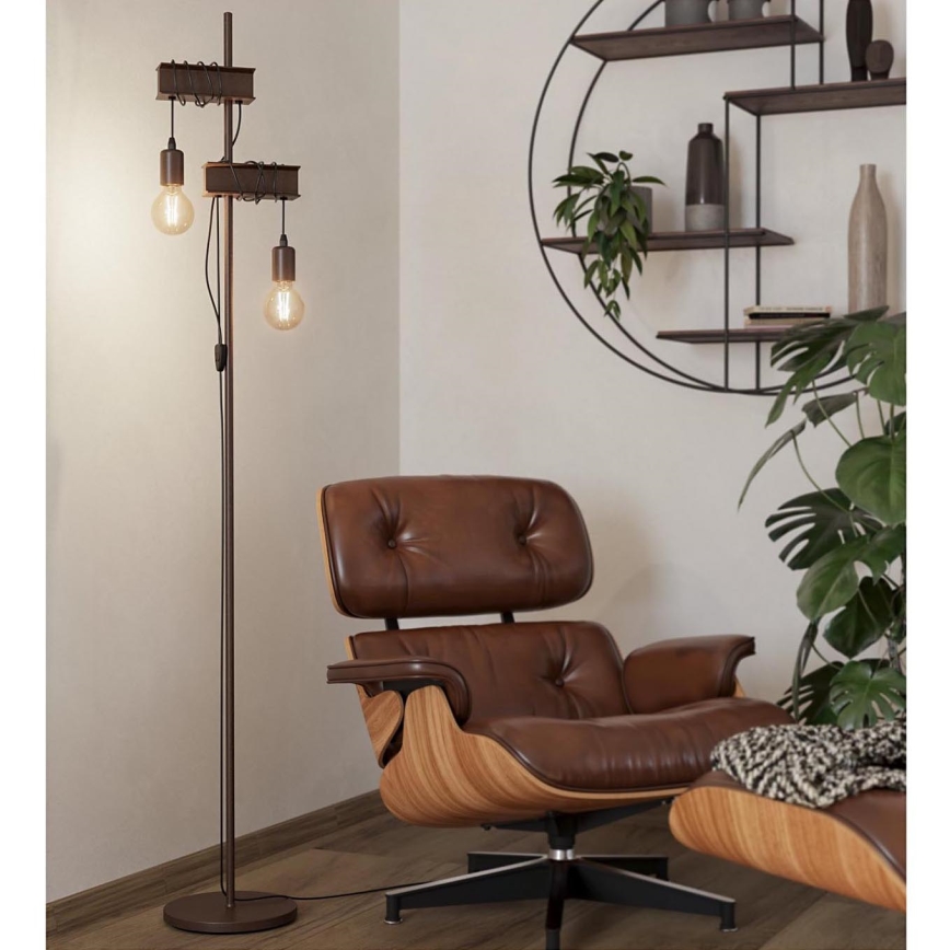 Eglo - Lampa podłogowa TOWNSHEND 2xE27/10W/230V