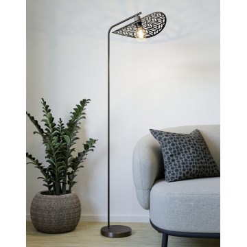 Eglo - Lampa stojąca 1xE27/60W/230V brązowa