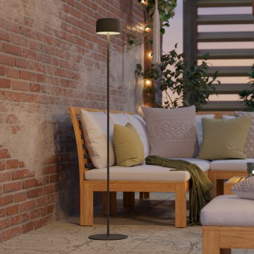 Eglo - lampa stojąca LED ładowana energią słoneczną z dotykowym sterowaniem LED/2,8 W/3,7 V 1800 mAh IP44 zielona