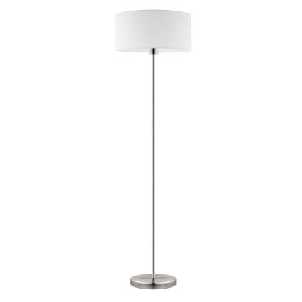 Eglo - Lampa stojąca LED TUNJA 1xE27/60W/230V matowy chrom/biały