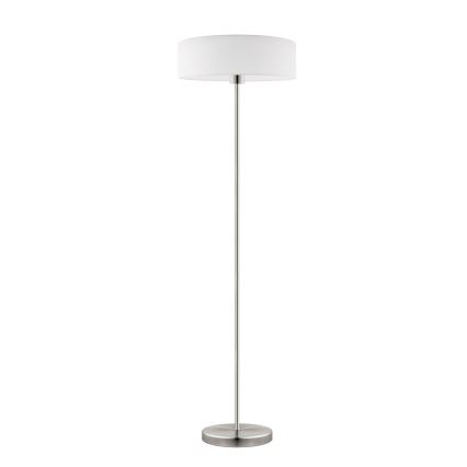 Eglo - Lampa stojąca LED TUNJA 1xE27/60W/230V matowy chrom/biały