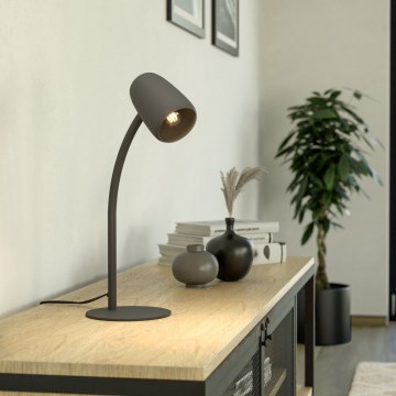Eglo - Lampa stołowa 1xE14/18W/230V czarna