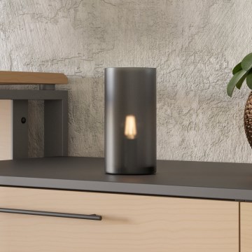 Eglo - Lampa stołowa 1xE14/40W/230V czarne