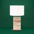 Eglo - Lampa stołowa 1xE27/40W/230V 62,5 cm brązowy