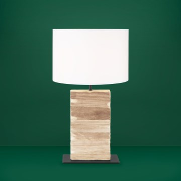 Eglo - Lampa stołowa 1xE27/40W/230V 62,5 cm brązowy