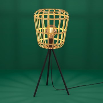 Eglo - Lampa stołowa 1xE27/40W/230V bambus
