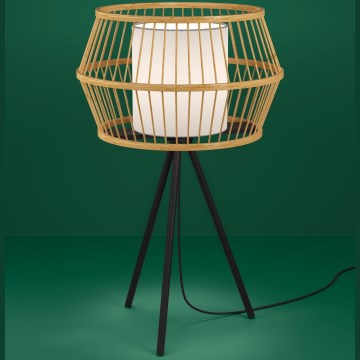 Eglo - Lampa stołowa 1xE27/40W/230V bambus