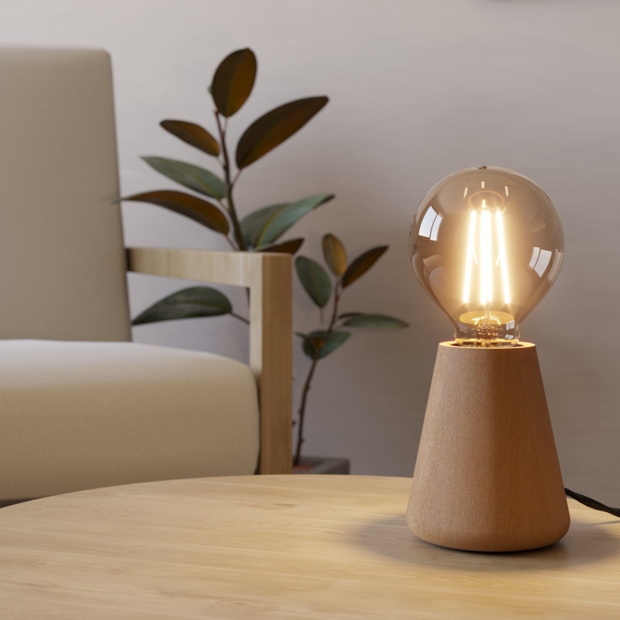Eglo - Lampa stołowa 1xE27/40W/230V beżowa