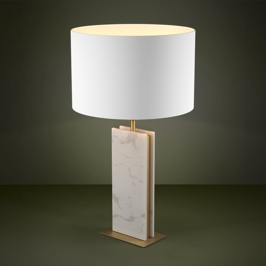 Eglo - Lampa stołowa 1xE27/40W/230V biała