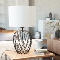 Eglo - Lampa stołowa 1xE27/40W/230V biały