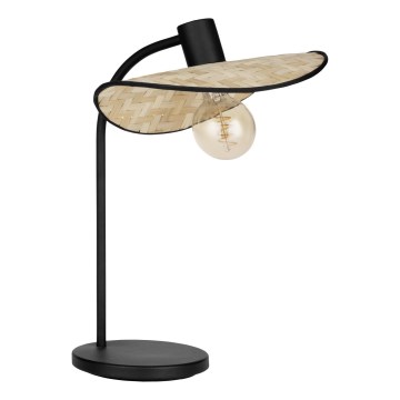 Eglo - Lampa stołowa 1xE27/40W/230V brązowa