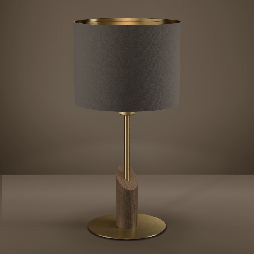 Eglo - Lampa stołowa 1xE27/40W/230V brązowa/złota