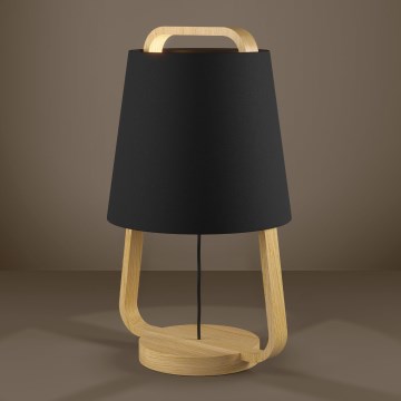 Eglo - Lampa stołowa 1xE27/40W/230V czarna