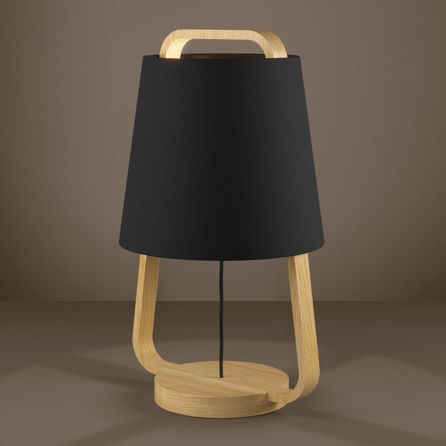 Eglo - Lampa stołowa 1xE27/40W/230V czarna